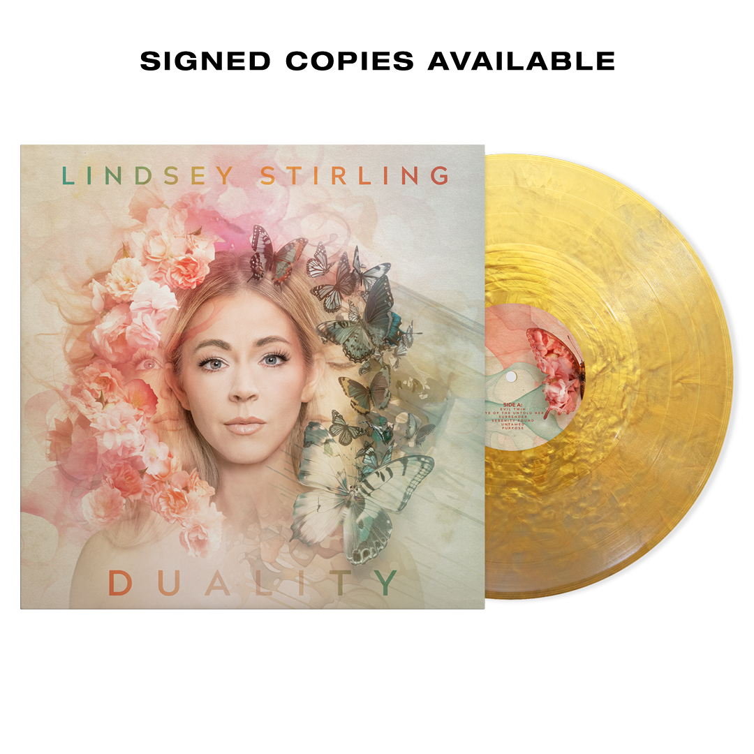 Lindsey Stirling - Duality Vinyl (Exclusive Inner Gold Color Variant) *PREORDER SHIPS JUNE 2024