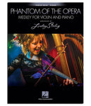 LS Phantom Of The Opera Medley For Violin & Piano Book