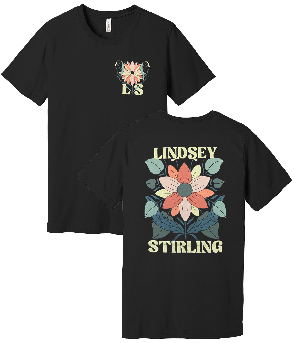 Lindsey Stirling Flower Shirt Medium