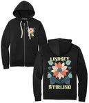 Lindsey Stirling Flower Zip Hooded Sweatshirt