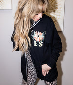 Lindsey Stirling Flower Zip Hooded Sweatshirt