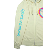 Lindsey Stirling Sherbet Striped Zip Hooded Sweatshirt