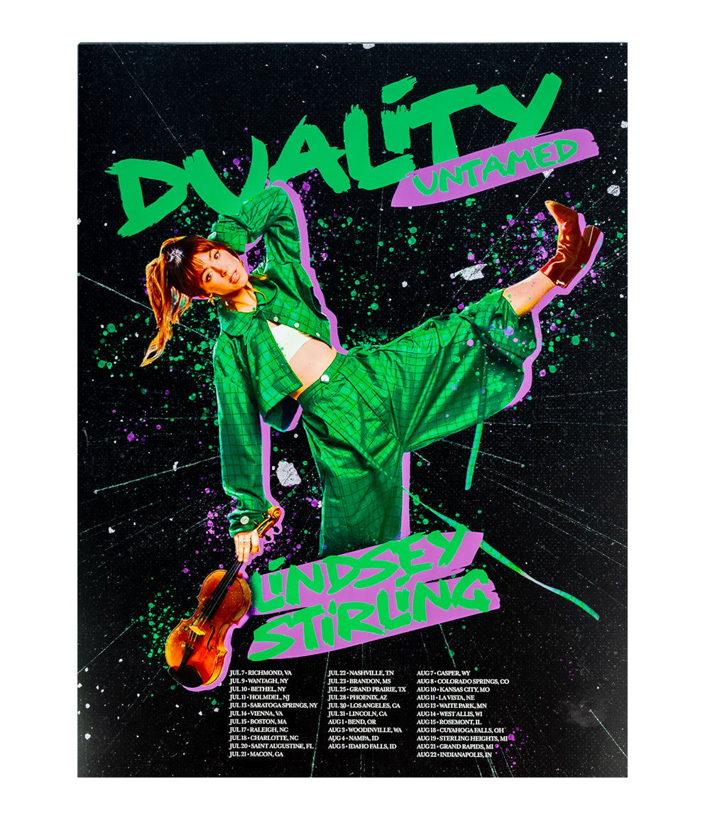 Lindsey Stirling Duality Untamed Tour Poster