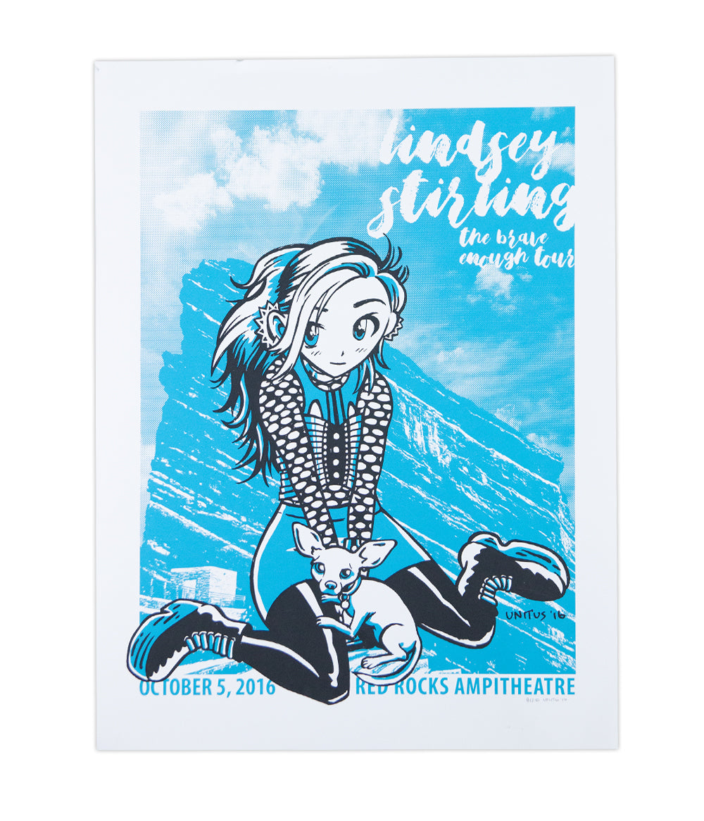 Lindsey Stirling Red Rocks 10/5/16 Poster