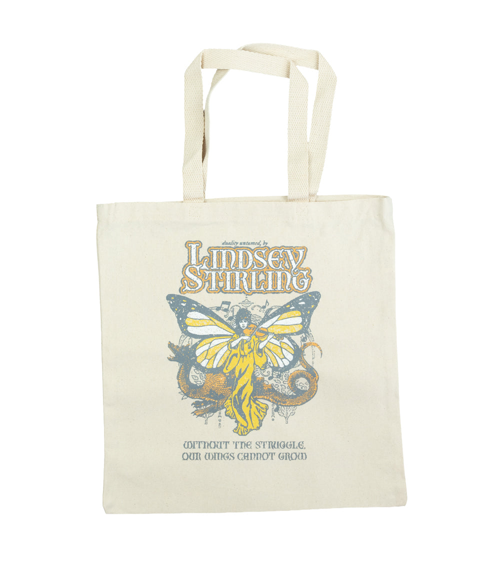 Lindsey Stirling Struggle Wings Tote Bag