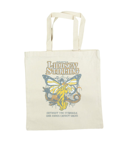 Lindsey Stirling Struggle Wings Tote Bag