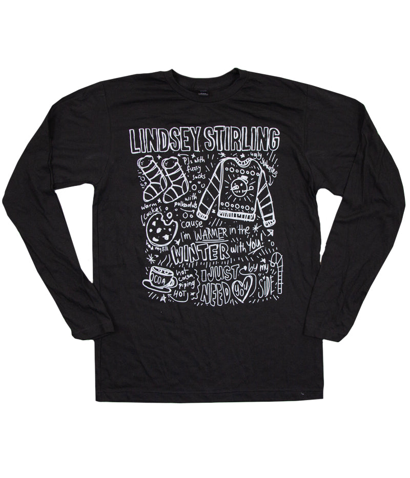 Lindsey Stirling Scribble Long Sleeve Shirt