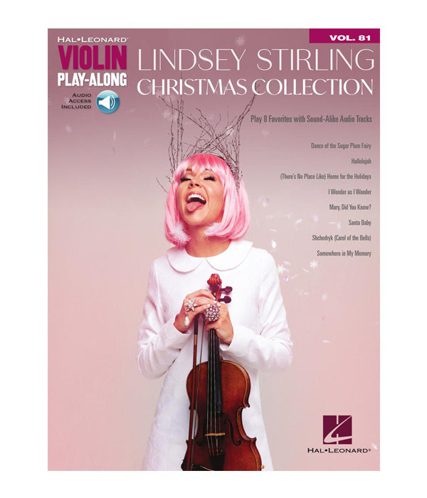 Lindsey Stirling Christmas Collection Music Book (Violin Play-Along Vol.81)
