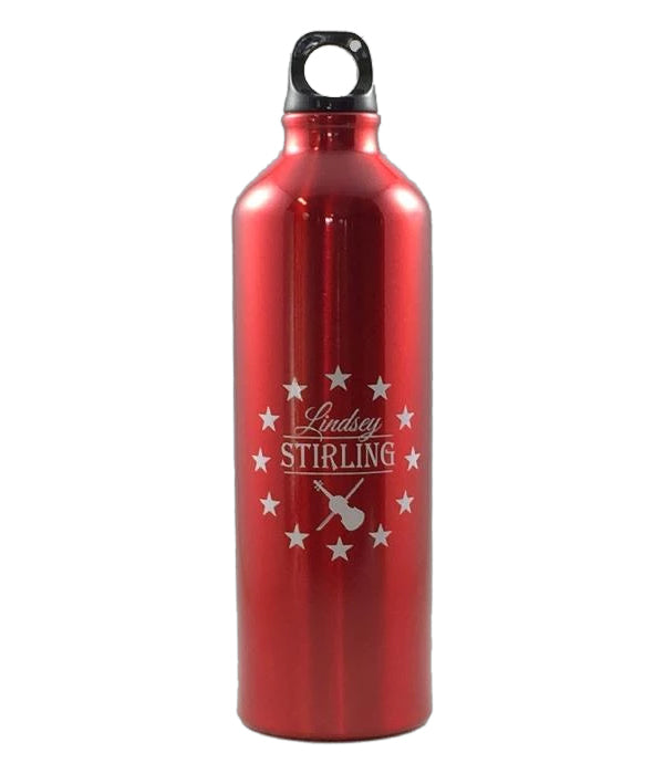 Lindsey Stirling Logo Water Bottle (Red)