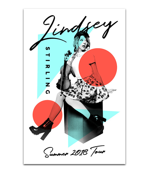 Lindsey Stirling Summer 2018 Tour Poster