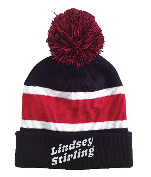 Lindsey Stirling Retro Logo Pom Beanie
