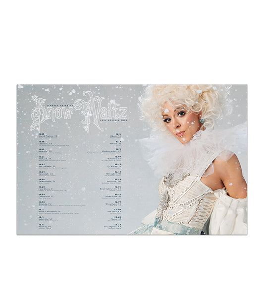 Lindsey Stirling Snow Waltz 2022 Tour Poster
