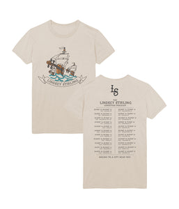 Lindsey Stirling Three Ships 2021 Tour Shirt