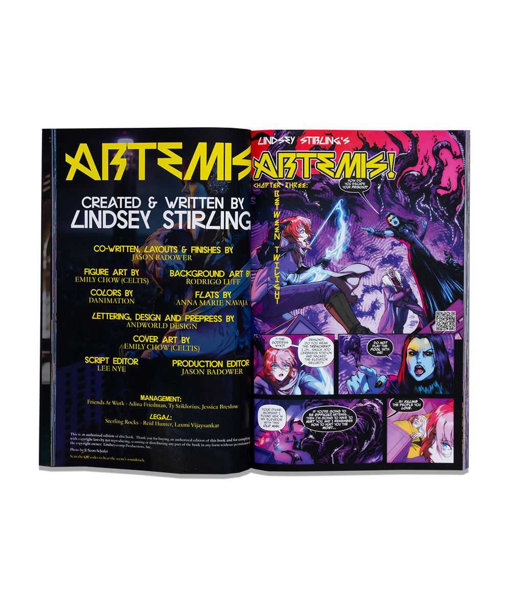 Lindsey Stirling Artemis Graphic Novel